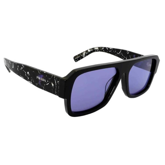 Men's Prada Violet Black Sunglasses New! Sale! - Picture 1 of 4